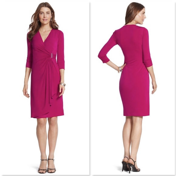 Chico's Dresses & Skirts - CHICO'S BETHANY FAUX WRAP DRESS